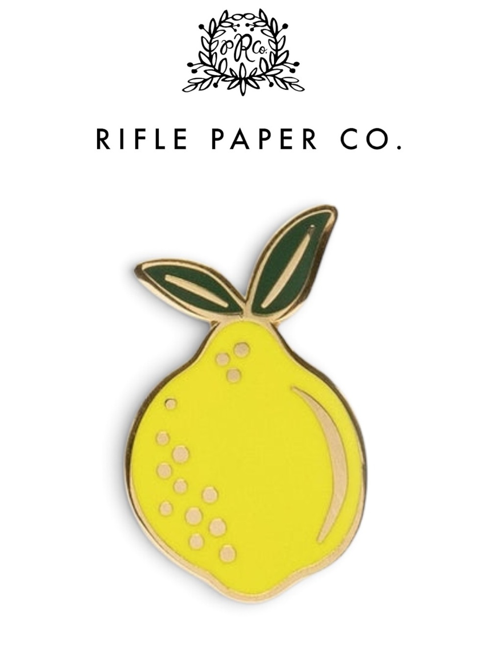 Rifle Paper Co Lemon Pin